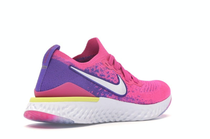 Nike Epic React Flyknit 2 Laser Fuchsia White (Women's)