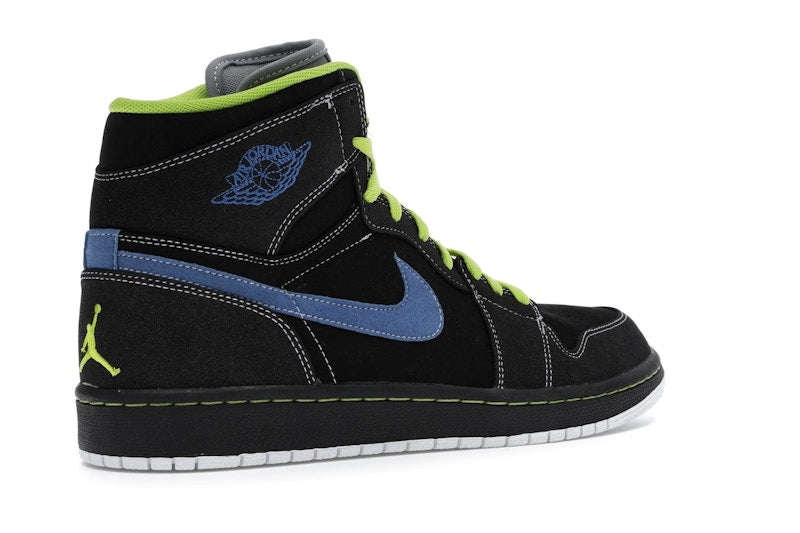 Jordan 1 Retro High Black Cyber Blue Sapphire