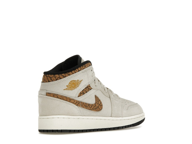 Jordan 1 Mid SE Brown Elephant (GS)