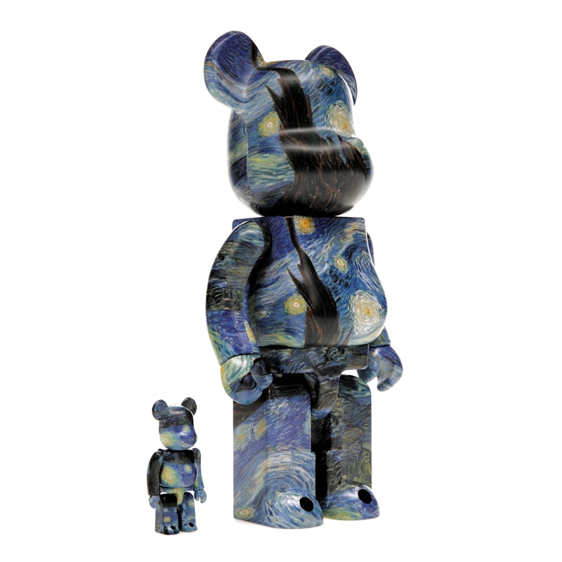 Bearbrick Vincent van Gogh The Starry Night 100% & 400% Set
