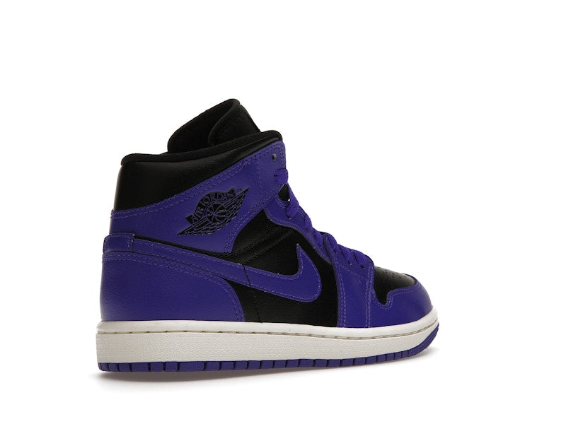 Jordan 1 Mid Purple Black (Women's)