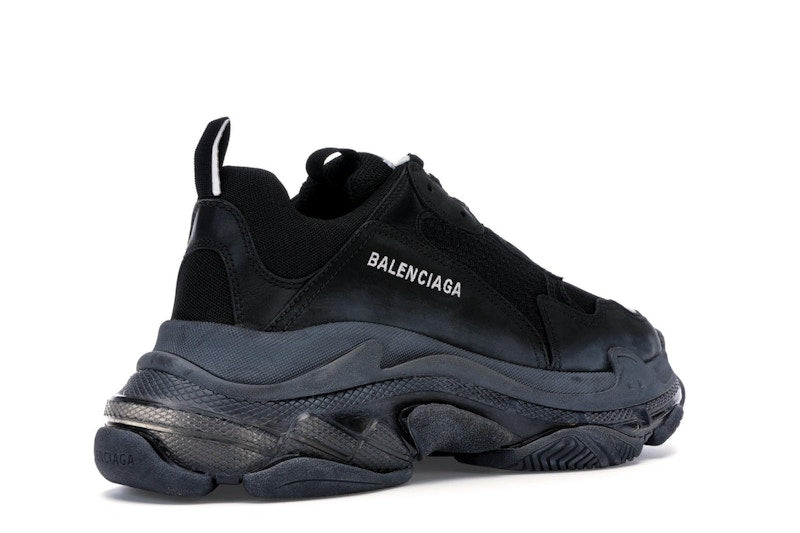 Balenciaga Triple S Clear Sole Black