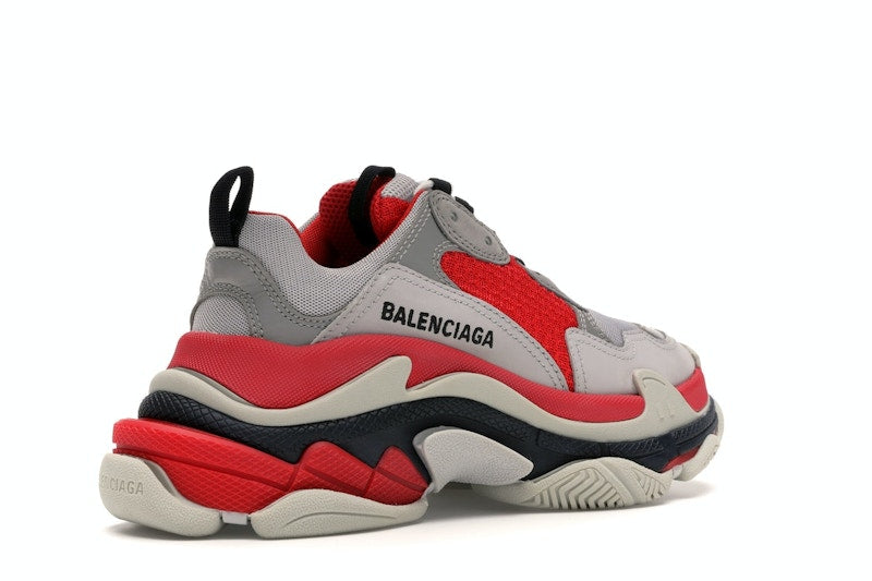 Balenciaga Triple S Red Grey (Women's)