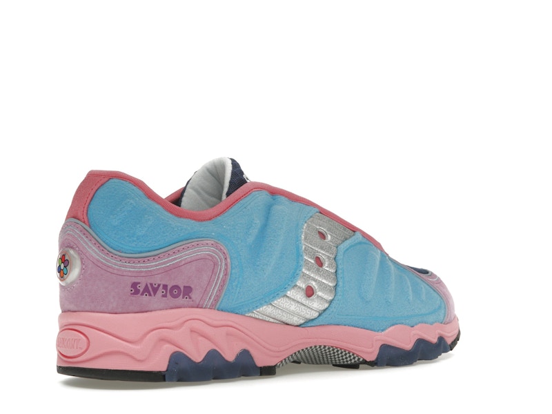 Saucony Matrix Jae Tips No Shoes In The House Blue Pink