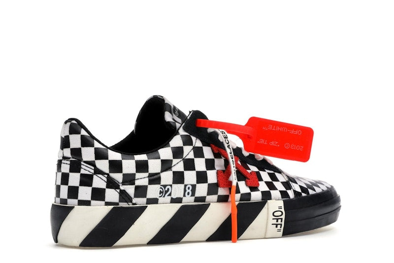 OFF-WHITE Vulc Low Checkered Black White