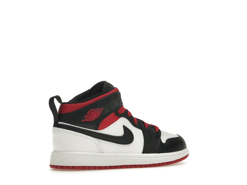 Jordan 1 Mid Gym Red Black Toe (PS)