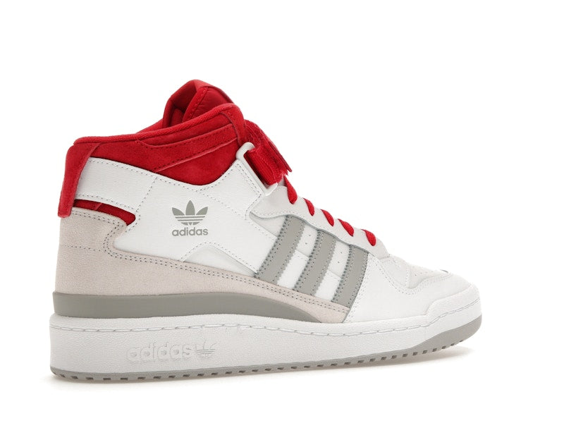 adidas Forum Mid White Red Grey