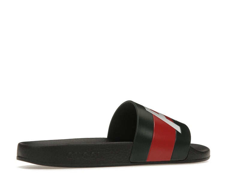 Palace x Gucci Logo Web Slide Sandal Black