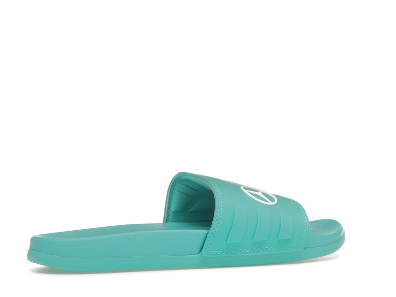adidas Adilette Comfort Slides Mercedes-AMG Petronas Formula One Team Semi Mint Rush