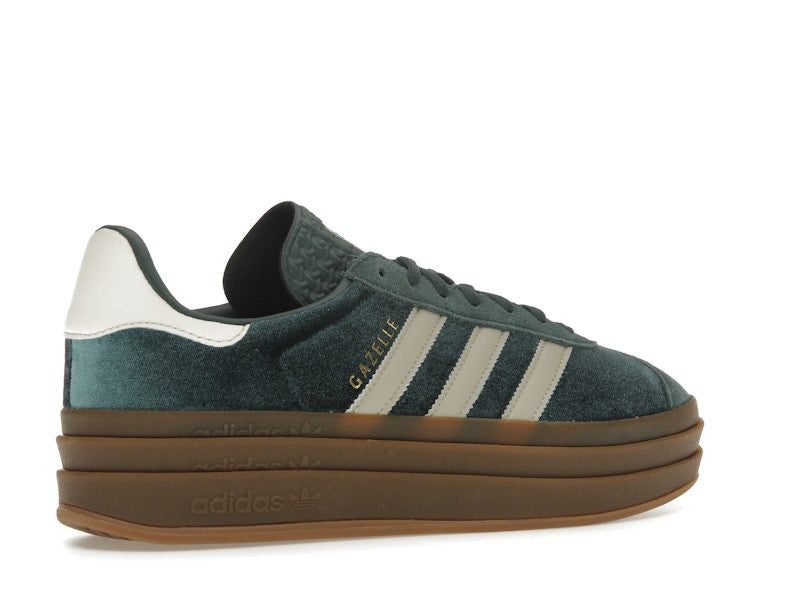 adidas Gazelle Bold Mineral Green Velvet (Women's)