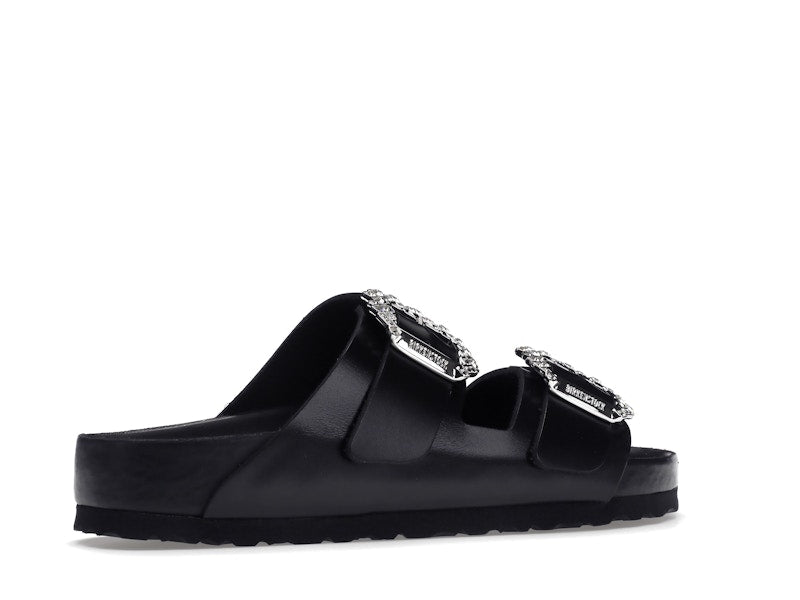 Birkenstock Arizona Manolo Blahnik Black