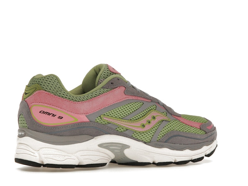 Saucony ProGrid Omni 9 Premium Grey Green Pink