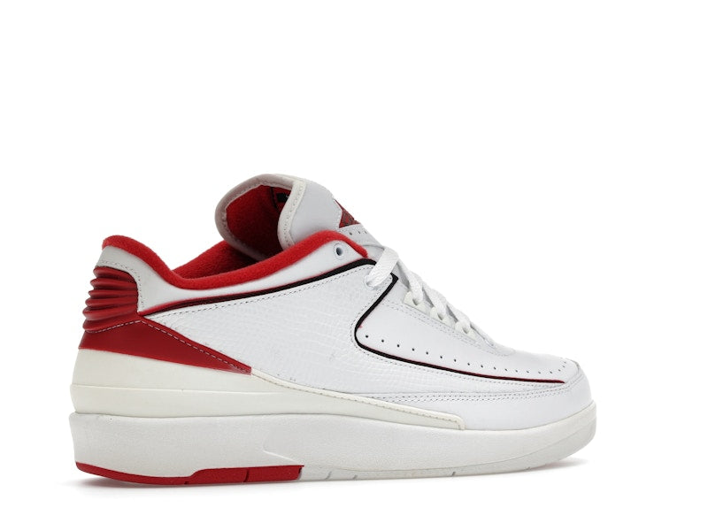 Jordan 2 Retro Low White Varsity Red