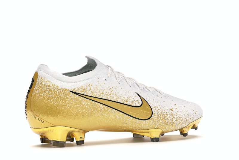 Nike Vapor 12 Elite SE FG White Metallic Gold