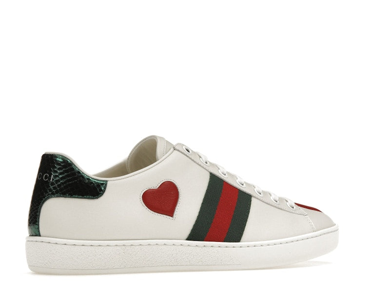 Gucci Ace Embroidered Hearts (Women's)