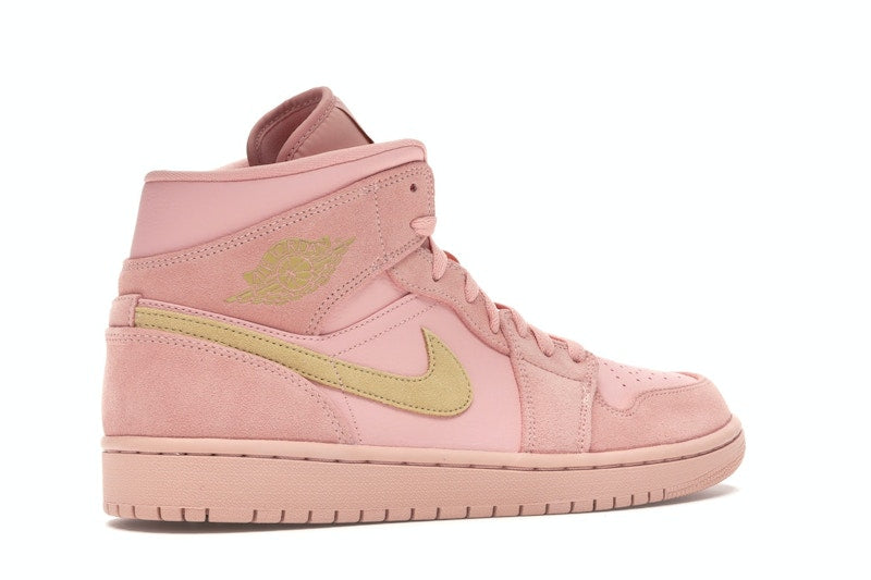 Jordan 1 Mid Coral Gold