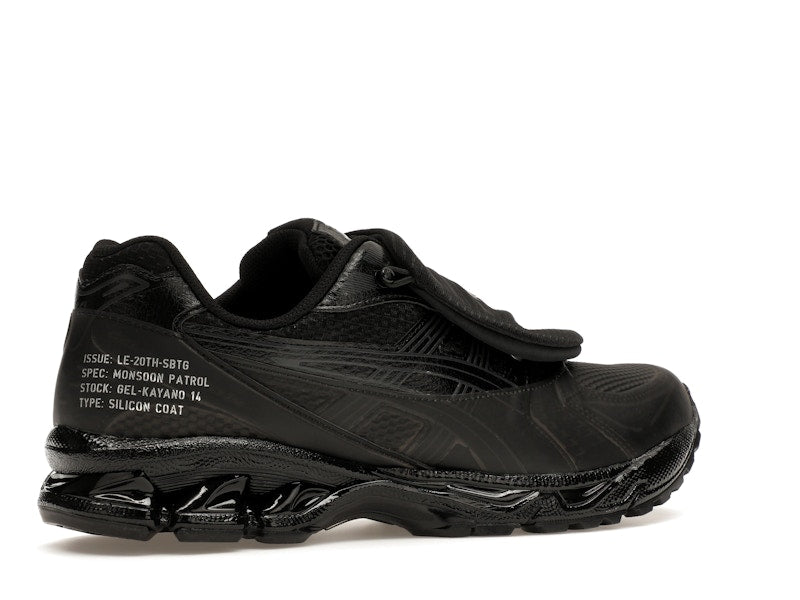 ASICS Gel-Kayano 14 SBTG x Limited Edt Monsoon Patrol Black