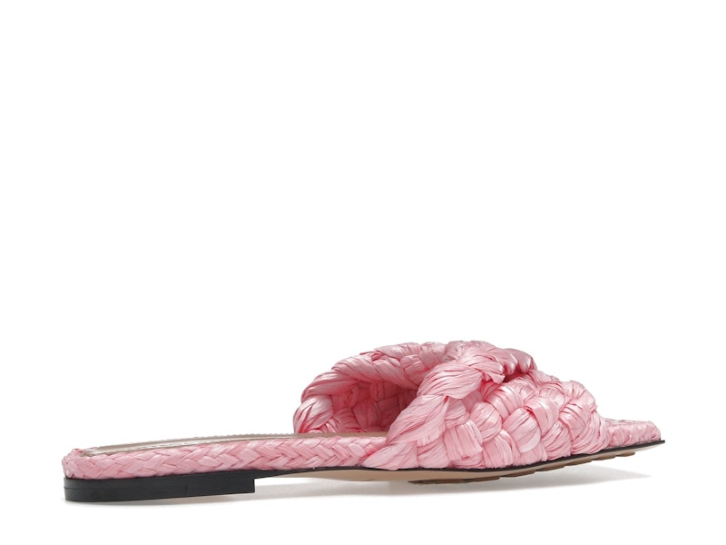 Bottega Veneta Raffia Stretch Flat Sandals Blossom (Women's)