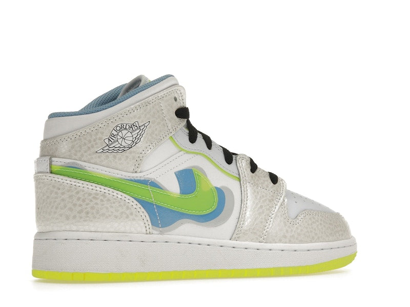 Jordan 1 Mid SE Warped Swoosh (GS)