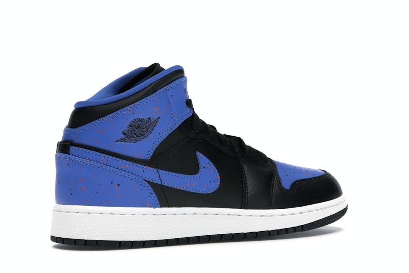 Jordan 1 Mid Royal Paint Splatter (GS)