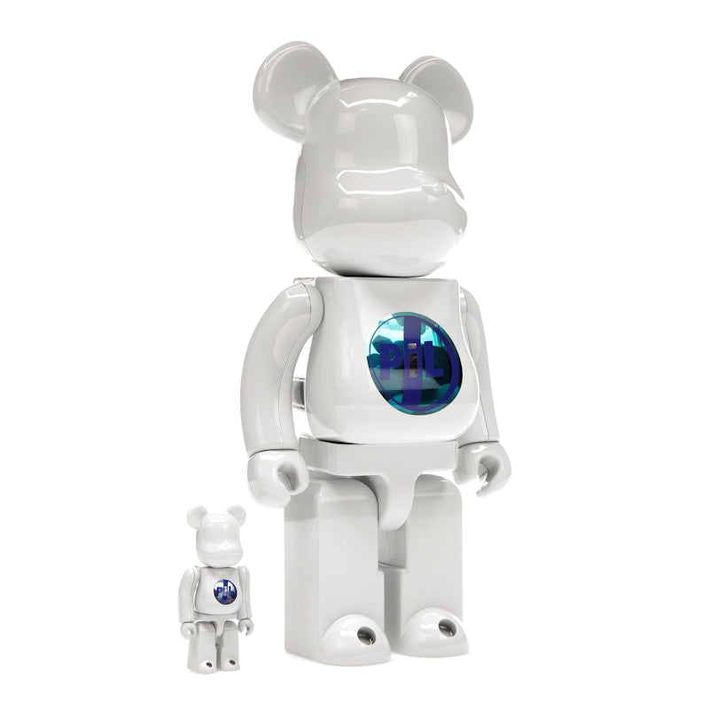 Bearbrick PiL 100% & 400% Set Chrome Ver.