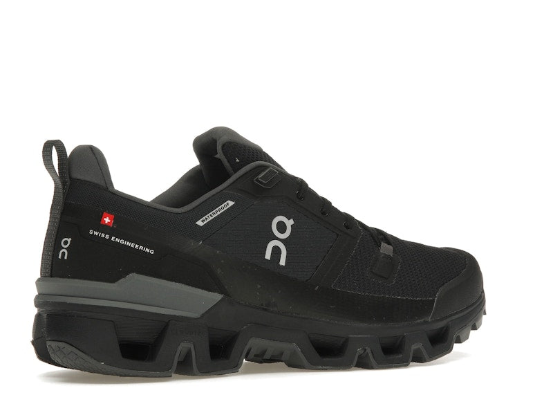 On Running Cloudwander Waterproof Black Eclipse