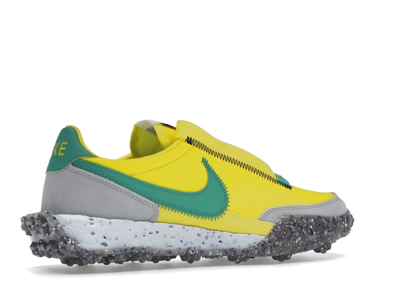 Nike Waffle Racer Crater Yellow Strike Roma Green (Women's)