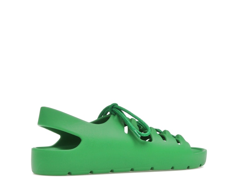 Bottega Veneta Jelly Lace Up Sandal Green (Women's)