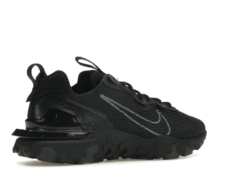 Nike React Vision Black Grey Swoosh
