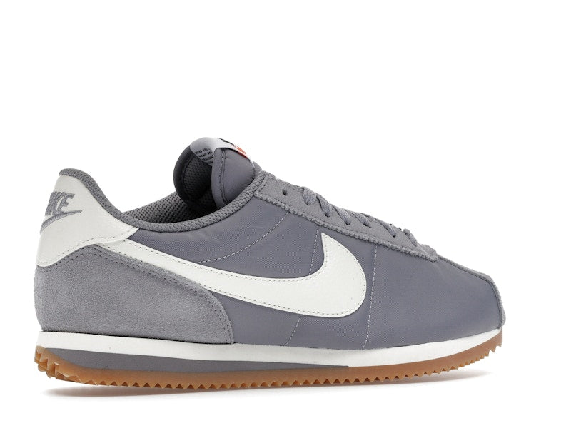 Nike Cortez Textile Cement Grey Gum Light Brown Safety Orange Sail (Women's)