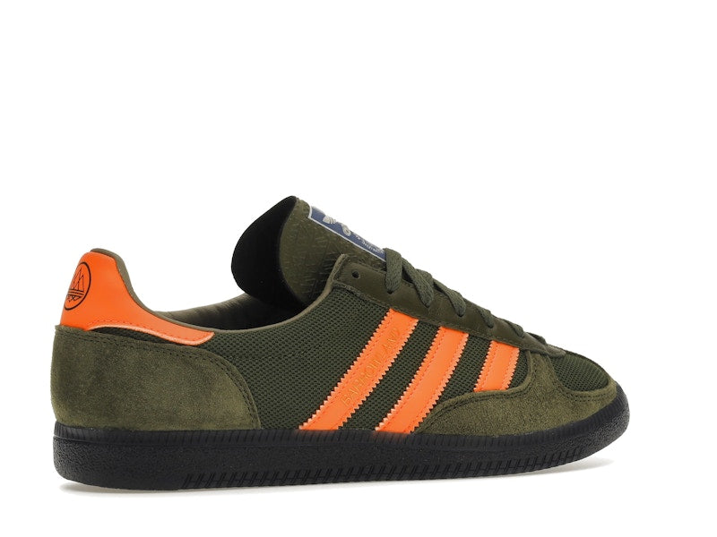 adidas Barrowland SPZL Dust Green Signal Orange