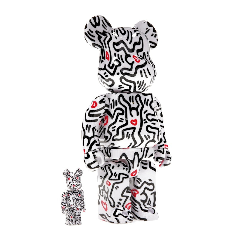 Bearbrick Keith Haring #8 100% & 400% Set