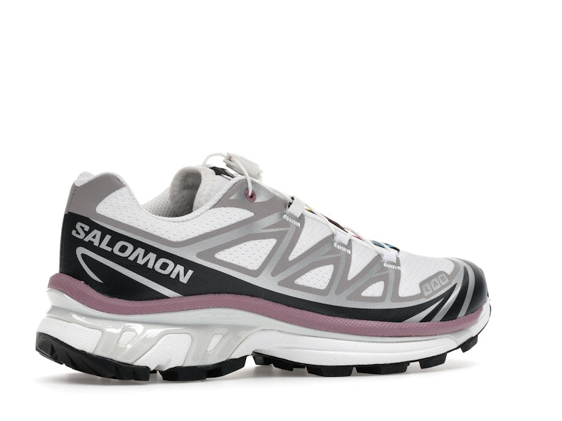 Salomon XT-6 White Black Dusky Orchid