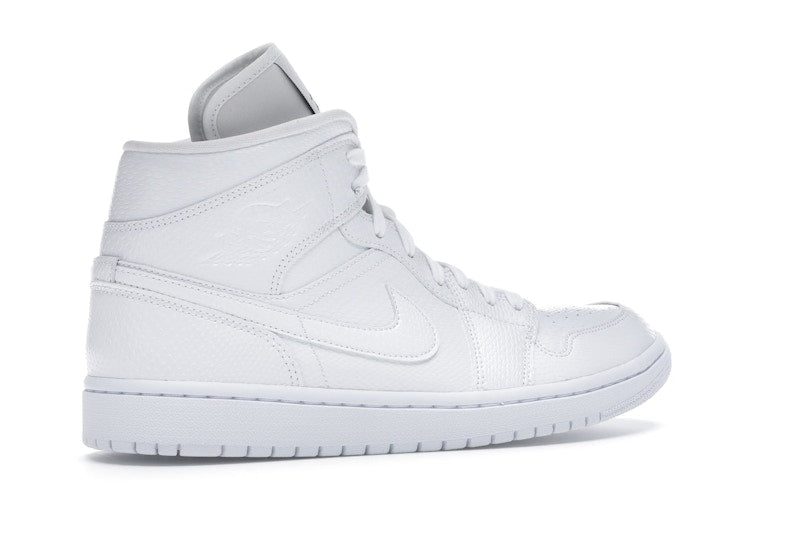 Jordan 1 Mid White Snakeskin (Women's)