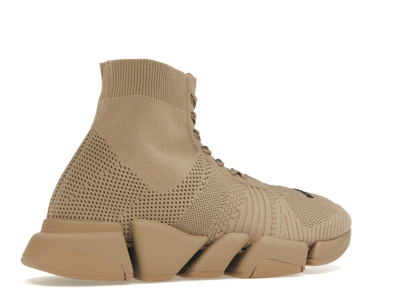 Balenciaga Speed 2.0 Lace Up Beige