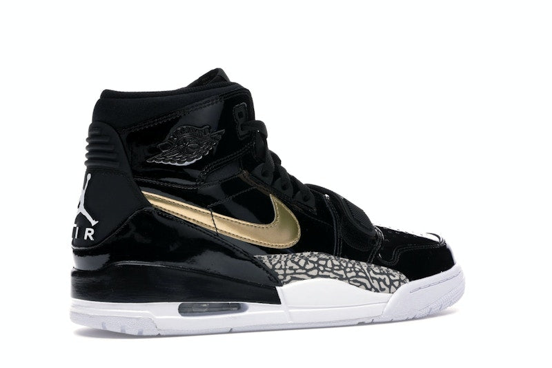 Jordan Legacy 312 Black Gold Patent