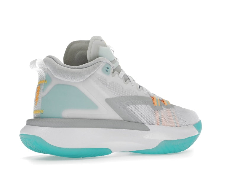 Jordan Zion 1 White Dynamic Turquoise