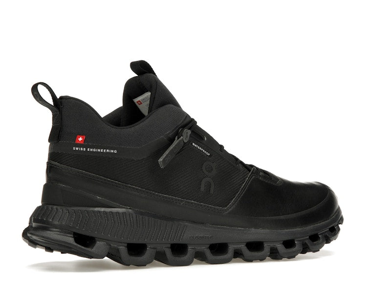 On Running Cloud Hi Waterproof Black