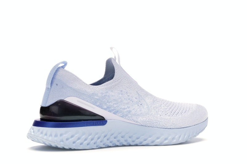 Nike Epic Phantom React Flyknit White Hydrogen Blue (Women's)