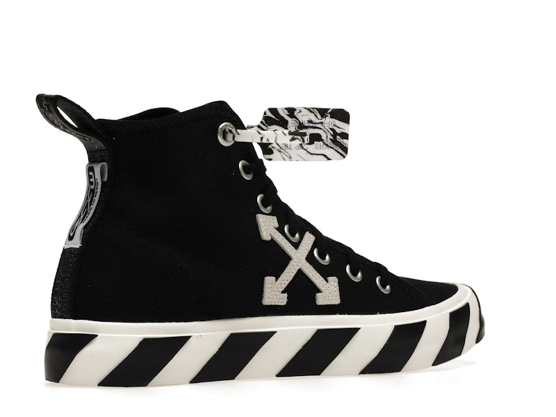 OFF-WHITE Vulcanized Mid Top Black White