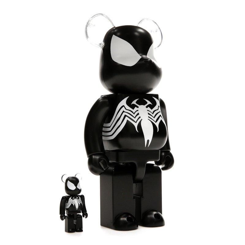 Bearbrick x Marvel Spider-Man Black Costume 100% & 400% Set
