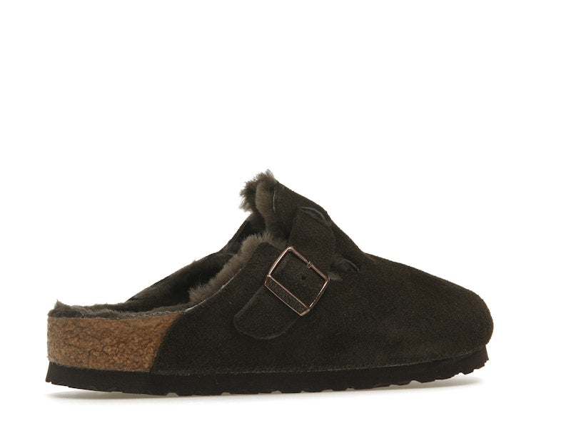 Birkenstock Boston Shearling Suede Mocha