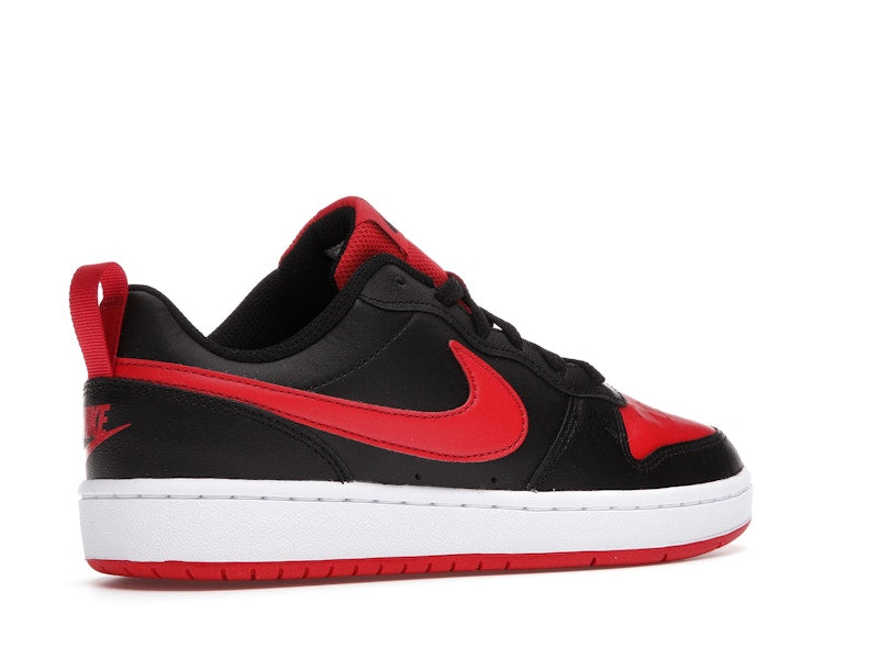 Nike Court Borough Low 2 Black University Red (GS)