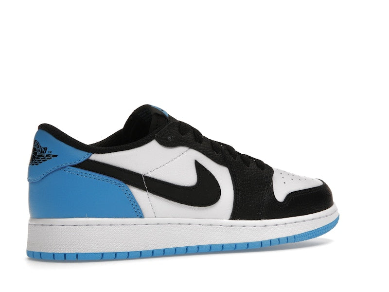 Jordan 1 Retro Low OG Black Dark Powder Blue (GS)
