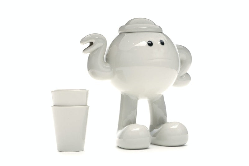 James Jarvis Glazed Porcelain Teapot White