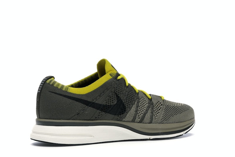 Nike Flyknit Trainer Cargo Khaki Bright Citron