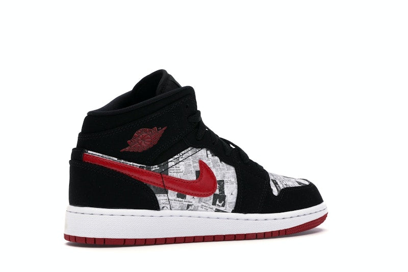 Jordan 1 Mid Newspaper Air Times (GS)