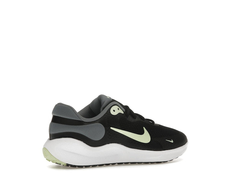 Nike Revolution 7 Black Smoke Grey White Barely Volt (GS)