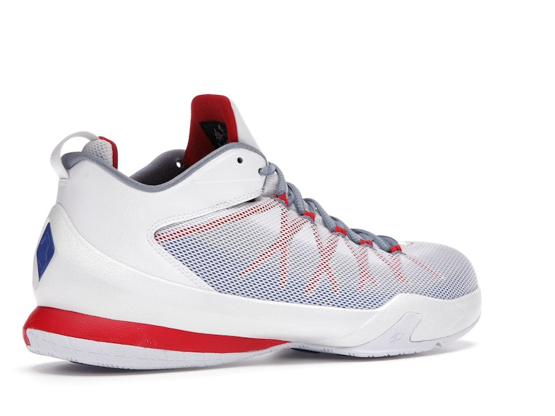 Jordan Cp3.Viii Ae White/Game Royal-Spirit Red-Cool Blue