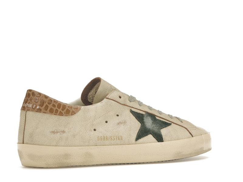 Golden Goose Super-Star Cream Green
